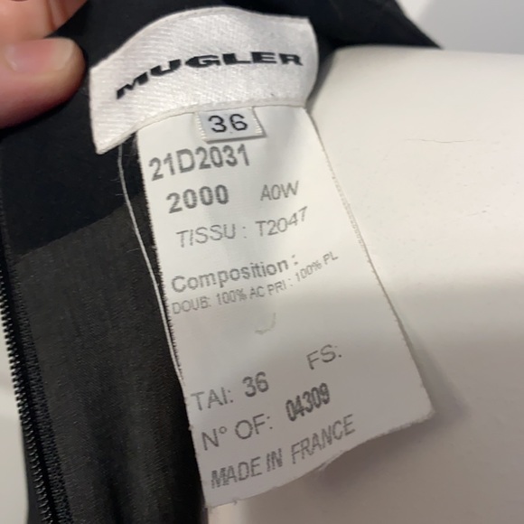 NWOT Thierry Mugler Sport Black Dress - Picture 8 of 8